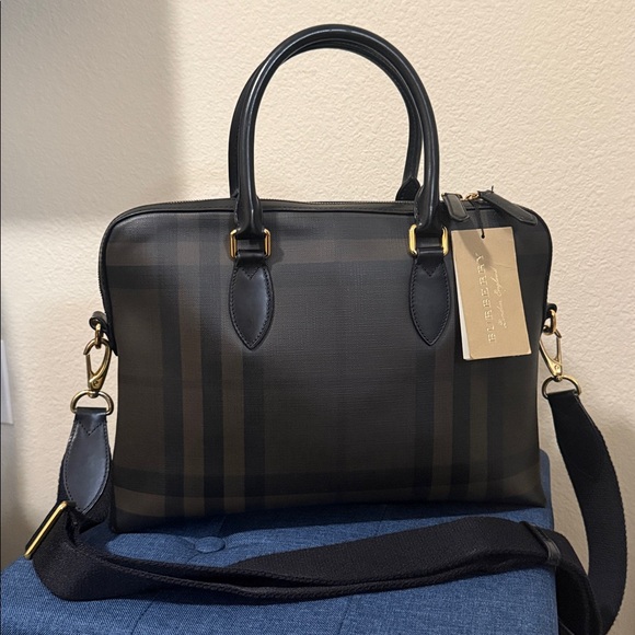 Burberry Briefcase w/ Dust Bag